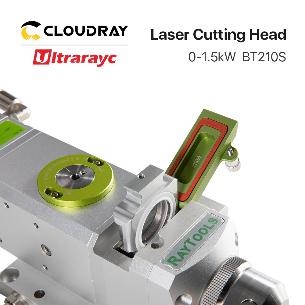 Ultrarayc Raytools BT210S cabezal de corte láser de fibra Original CL100 FL125 0-1500w, enfoque Manual para máquina cortadora de Metal