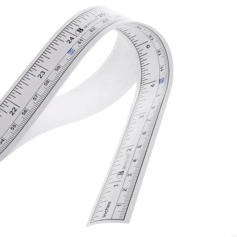 2025 New 90cm Adhesive Metric Measure Tape Vinyl Ruler For Sewing Machine Sticker