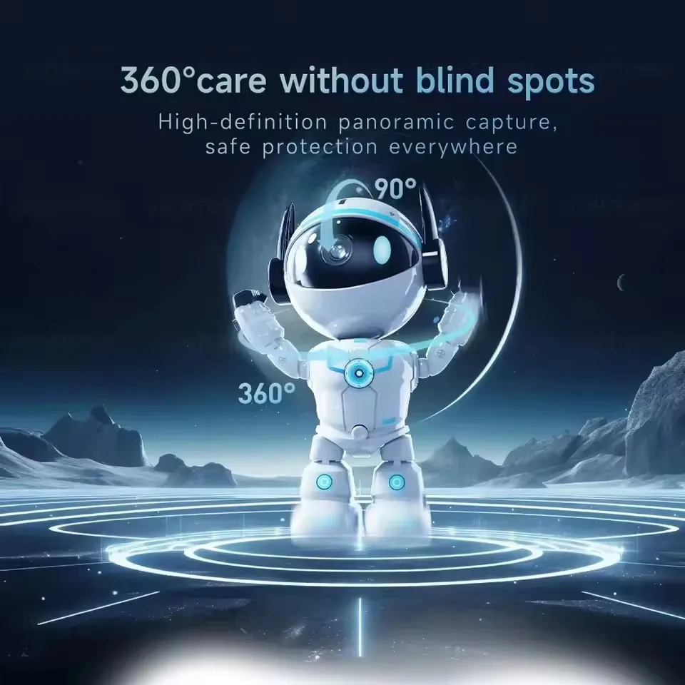 Yoosee-Caméra vidéo de sécurité à domicile intérieure, caméra IP WiFi Robot PTZ, 3MP, audio bidirectionnel, suivi automatique, détection de