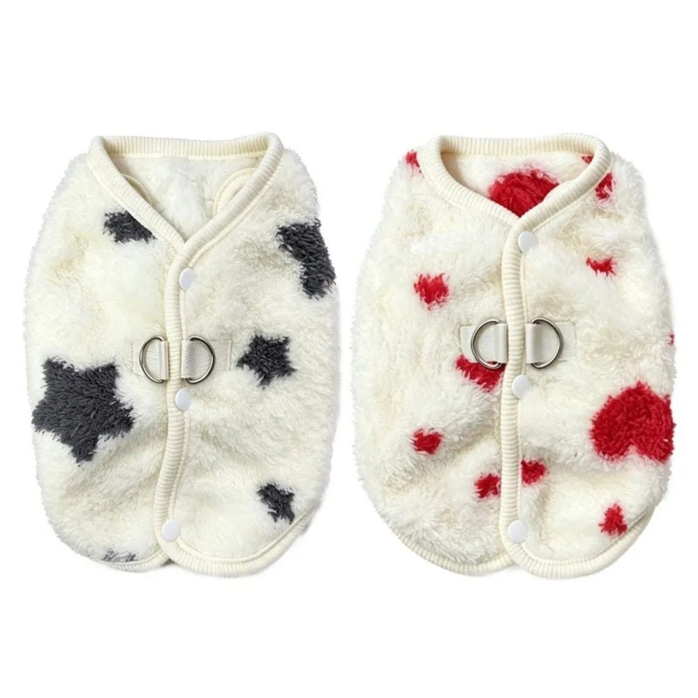 Fashion Winter Dog Warm Clothes Windproof Thickened Dogs Coat Soft Fleece-lined Dog Bodysuit for Small Medium Dog