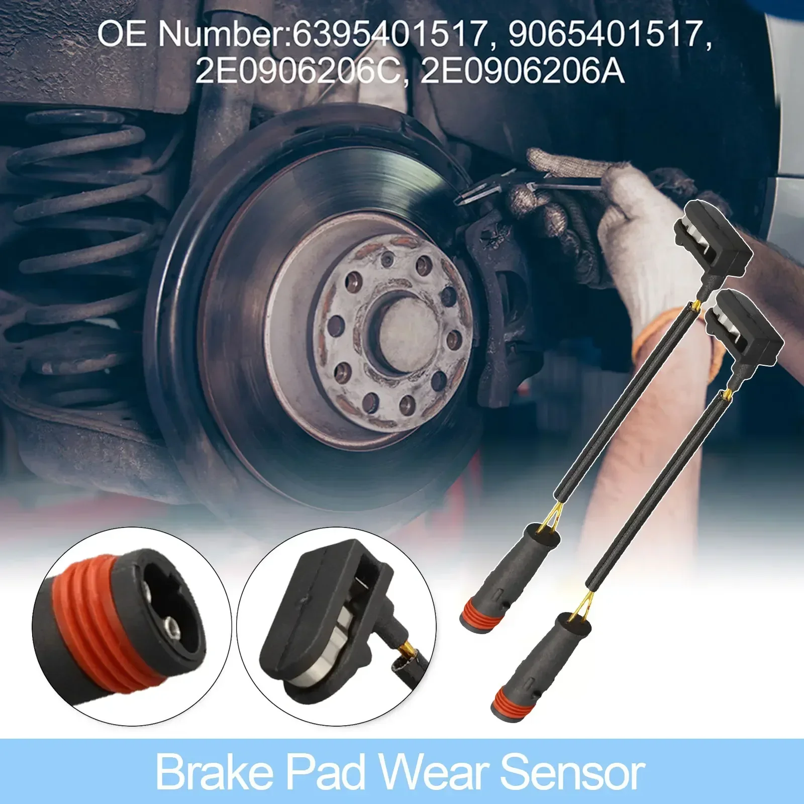 Hot Sale 10Pcs Brake Pad Wear Sensor For Mercedes For Benz For Sprinter 906 9065401517 Direct Replacement Car Accessories