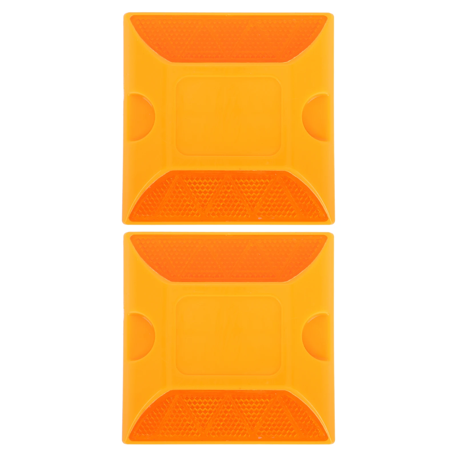 2 قطعة علامات الطريق العاكسة الألومنيوم في الهواء الطلق درب الرصيف علامات السلامة عالية الوضوح عاكسات الطريق