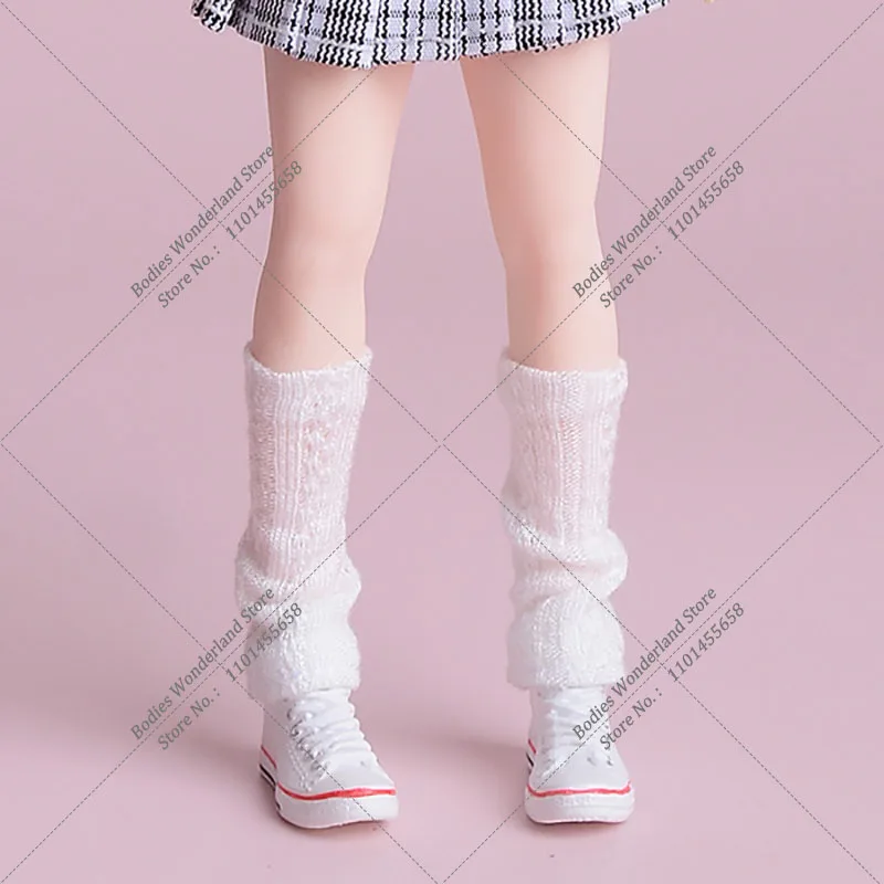 Multicolor 1/12 Scale Japanese Student Knit Pile Up Sock Loose Socks fit 6Inch Anime Mobile Suit Girl TBL figma Action Figure