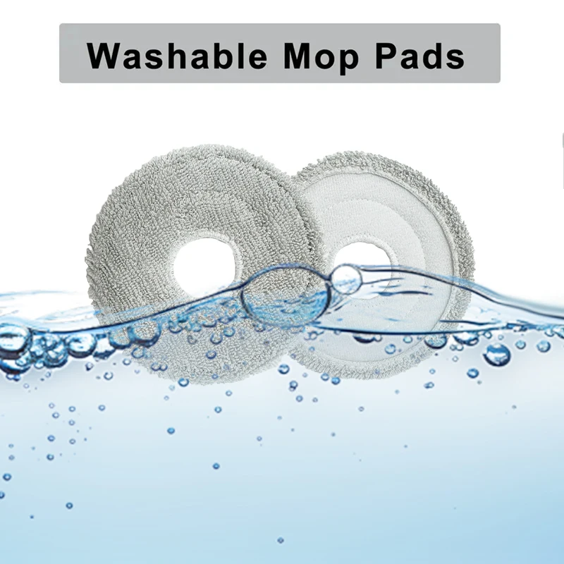 Mopptuch kompatibel mit Dreame Roboterstaubsaugern, 13,6 cm, 24 Stück/36 Stück, Zubehör für Roboterstaubsauger, Mopptuch-Pads – Detail 4