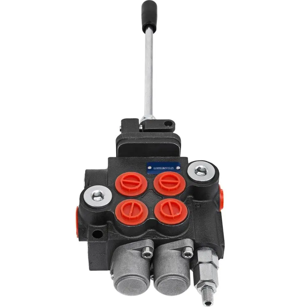 

Hydraulic Valve 2 Spool Hydraulic Joystick Control Valve 11gpm Hydraulic Directional Control Valve Double Acting for tractors