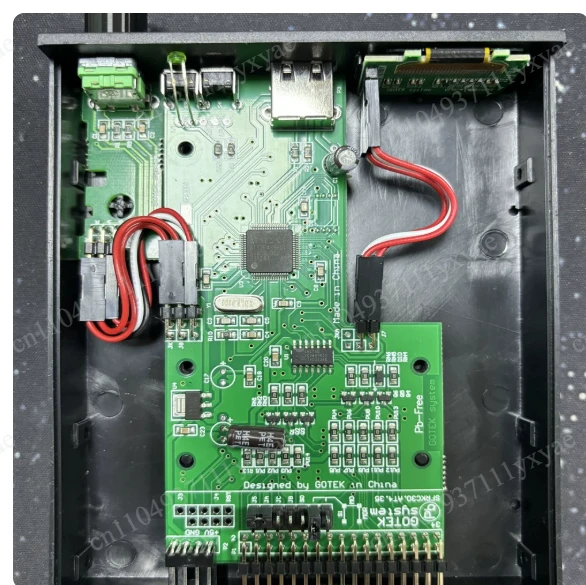 SFRM44-U100LQD-435 Floppy Drive Emulator with OLED Screen & Rotary Encoder Flash Floppy Drive-A07G