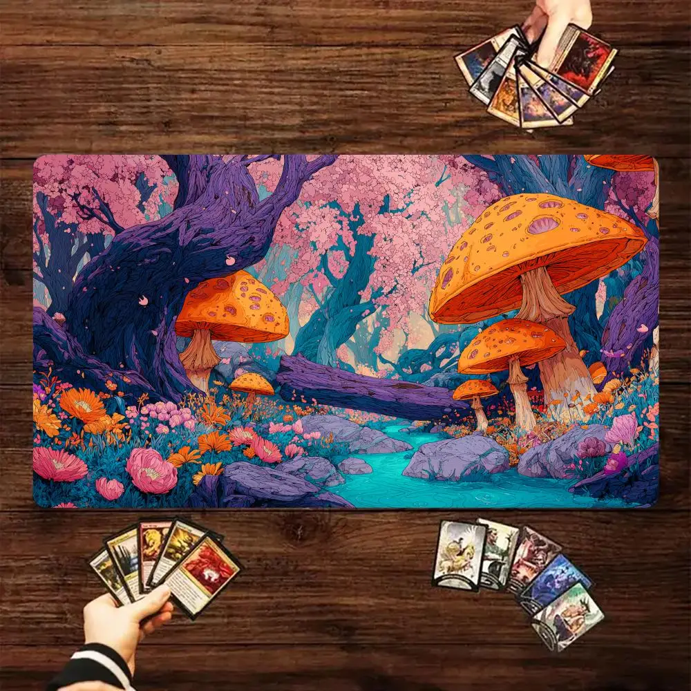 tapete-de-jogo-gigante-tema-reino-secreto-de-cogumelos-para-cartas-magicas-tcg-base-antiderrapante-35x60cm-tapete-de-jogo-para-tcg