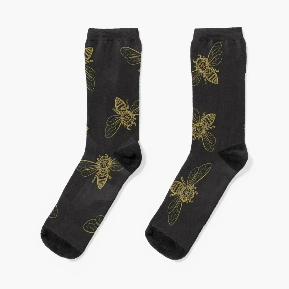 

Mandala Bees Socks man colored Climbing golf Women's Socks Men's