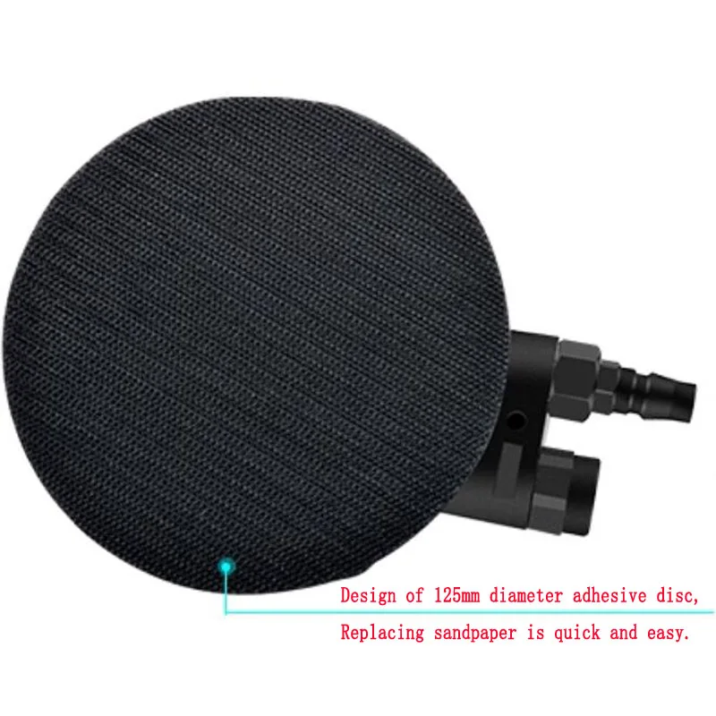 

High-speed polishing and grinding machine - 125mm pneumatic track sander