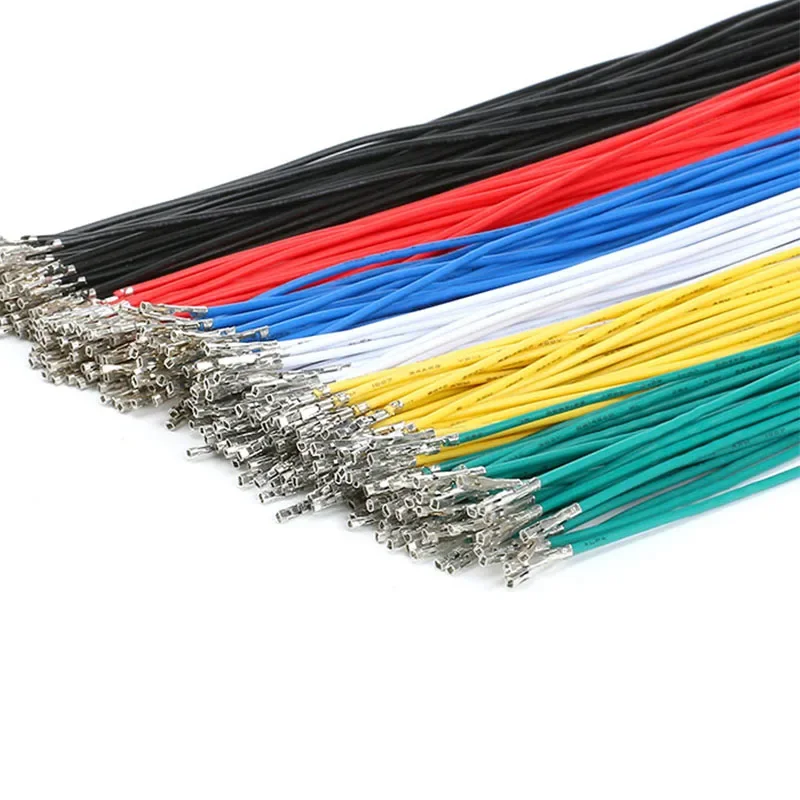 50pcs/lot 2.54 Dupont Cable Jumper Wire Single Head Spring Electronic Wire Female Dupont Line 25cm 1P