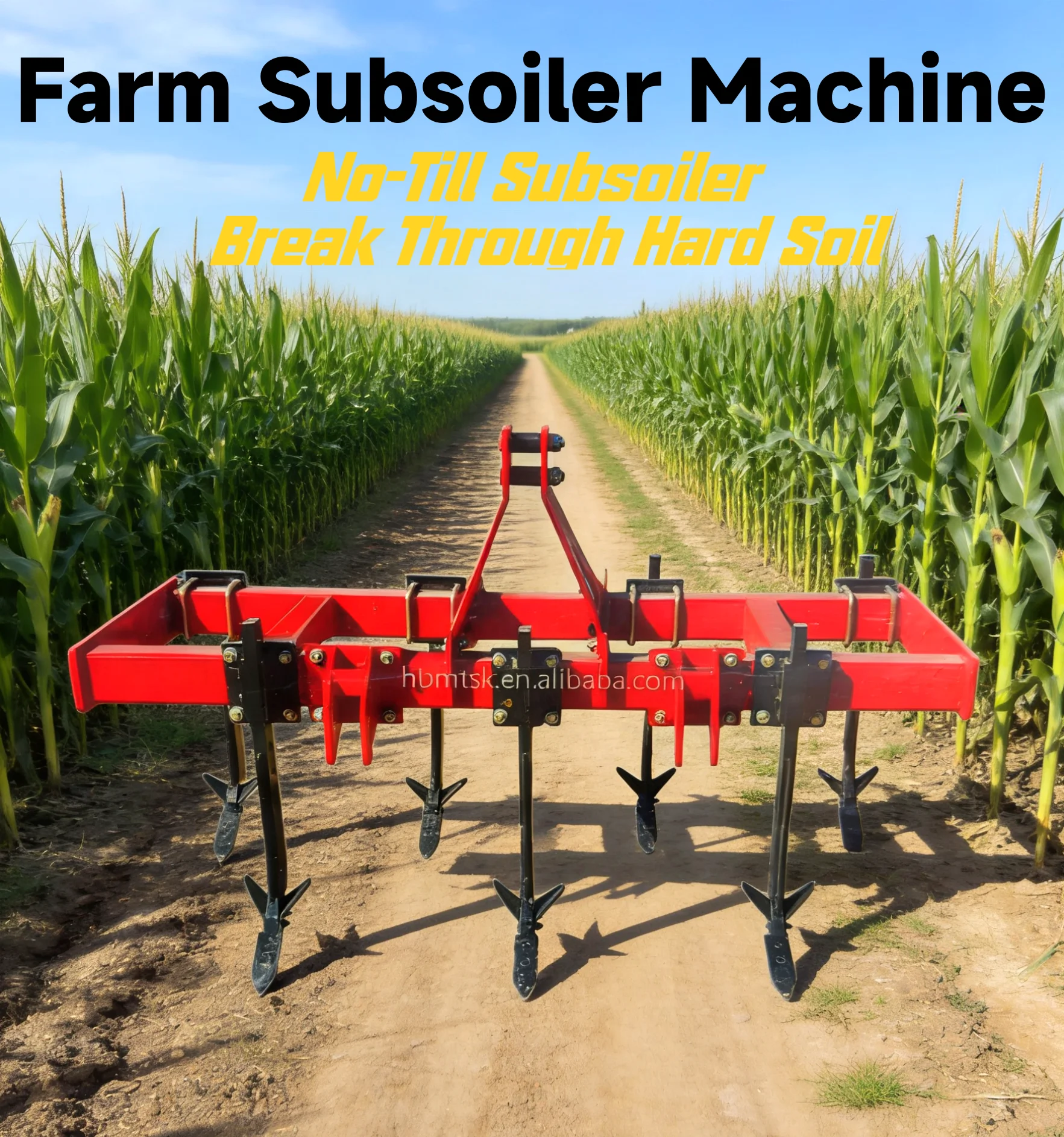 Tractor-type Deep Tillage Machine, Soil Loosening and Tillage Machine, for Deep Soil Operations.