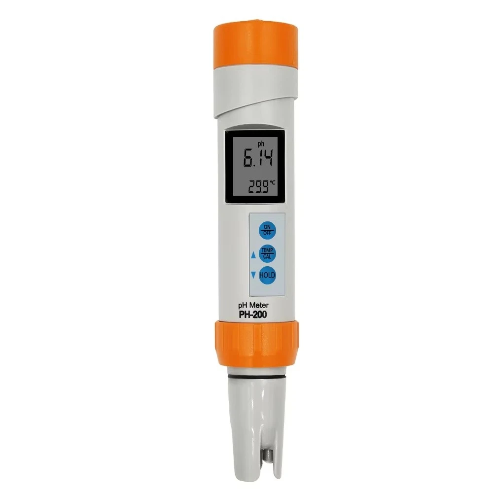 HM Digital PH-200 Waterproof Water Quality Tester Pen Temperature Acidity Meter with Automatic Calibration Function