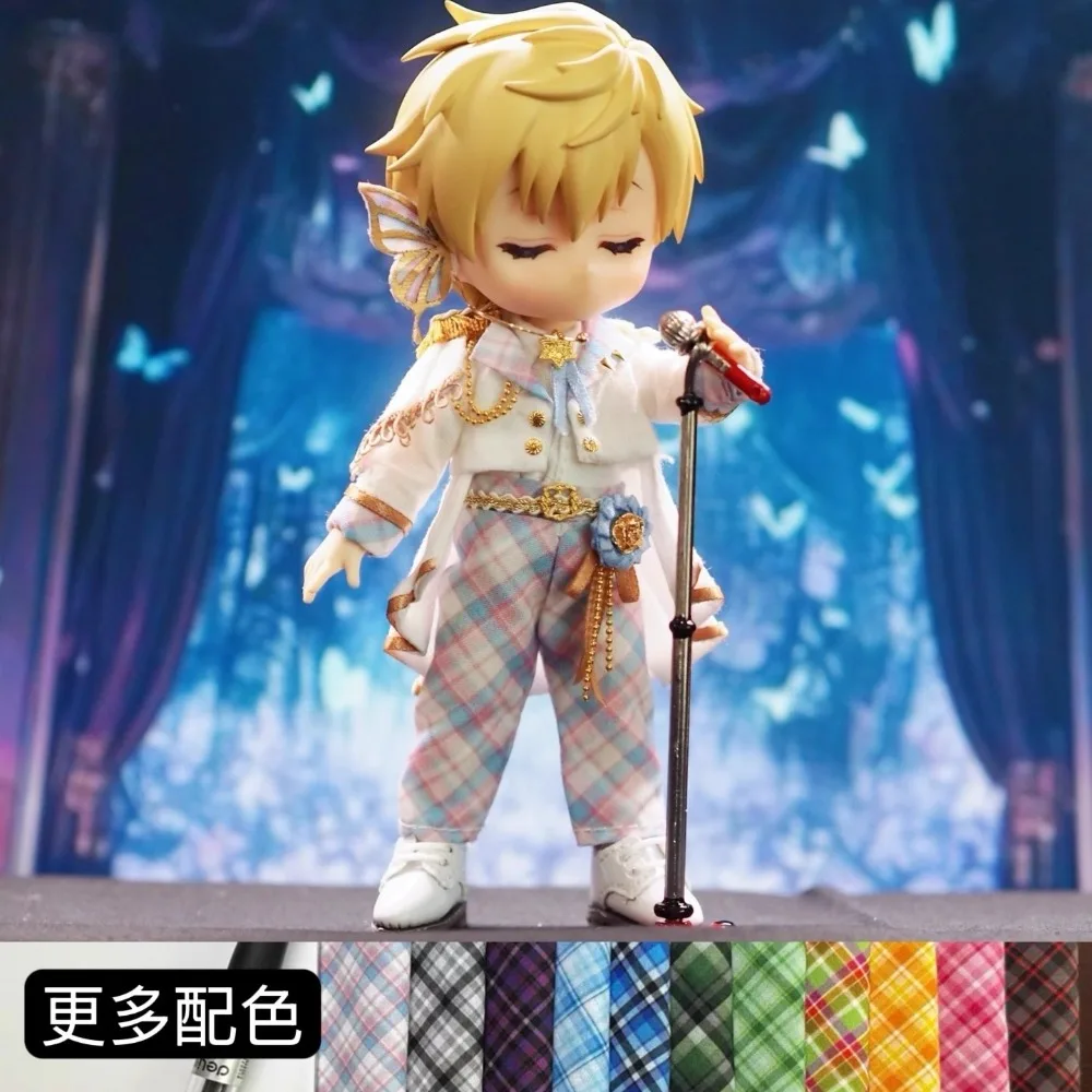 

Костюм для пения Idol Ob11, одежда, костюм для мальчика Bjd1/12, костюм куклы, игра, косплей, продукт ручной работы, игрушки, аксессуары