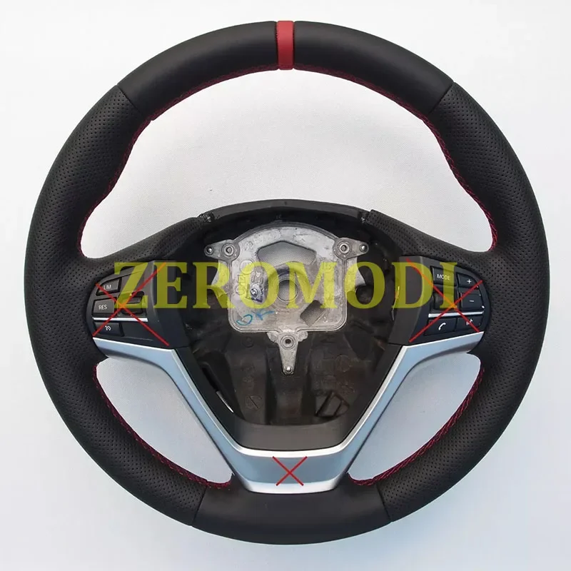 Smooth LEATHER Steering Wheel For BMW X3 F25 X4 F26 X5 F15 X6 F16