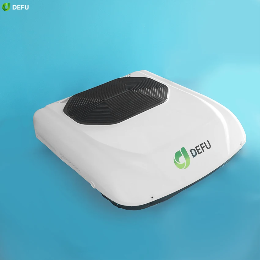 New DEFU Electric Mini Rooftop Battery-Powered 24V/12V Air Conditioner For Trucks & Cars With Scroll Compressor (7500-10500 BTU)