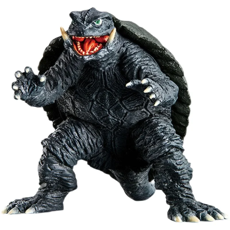 Original Bandai Gashapon HG Gamera Kaiju Qversion Mini Anime Figure Model Toys Gifts for Kids Cartoon Character Collection Doll