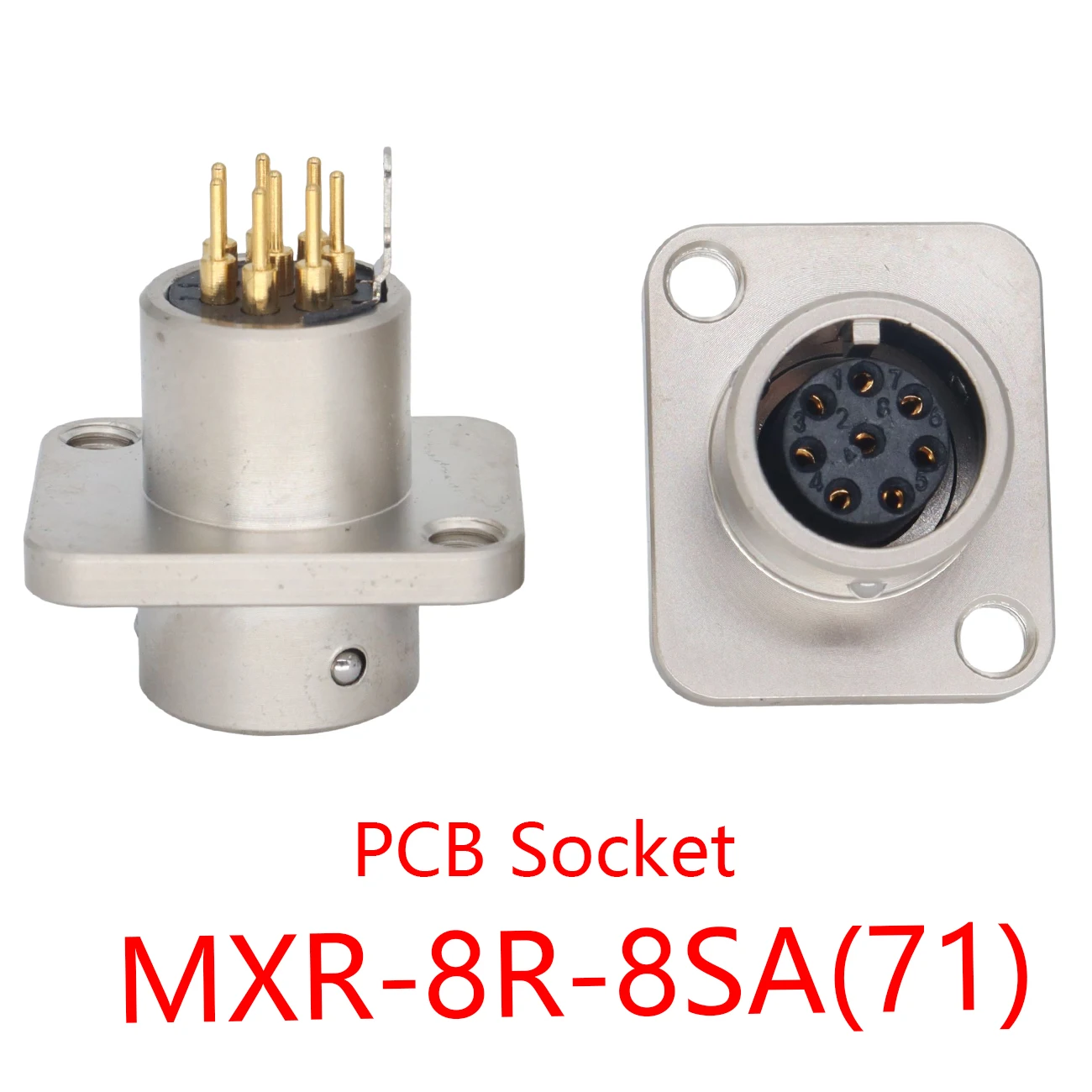 New Arriving Hirose Connector MXR-8P-8P (72)/MXR-8P-8SA (71) Plug and Socket for Sony RCP/CUU/CNU/MSU Control Cable