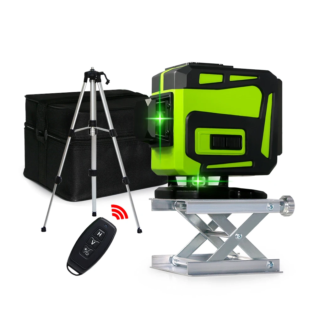 Clubiona New 360 Horizontal And Vertical Great Powerful Green Beam 12 Lines Laser Level IE12C With High Quality