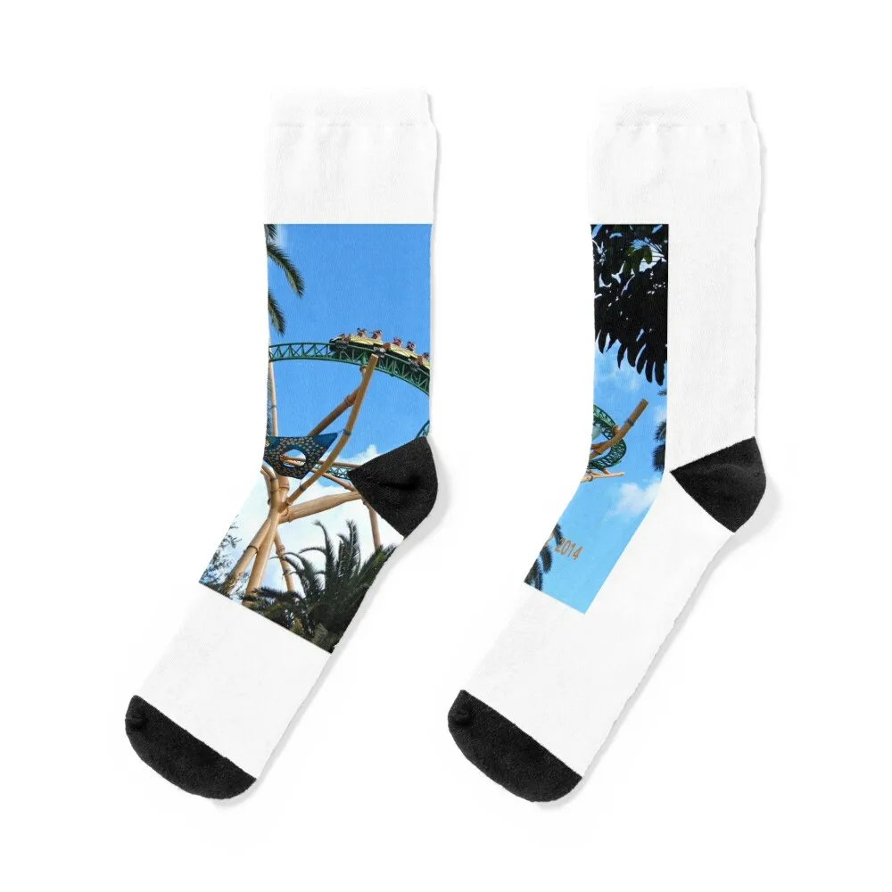 Cheetah Hunt Roller Coaster, Busch Gardens Socks compression ankle winter thermal heated Boy Socks Women's