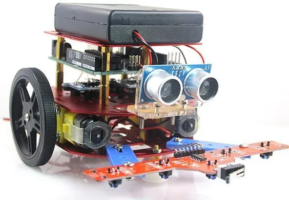 2WD DIY O Robô de Aprendizagem Um Kit FT-DC-002