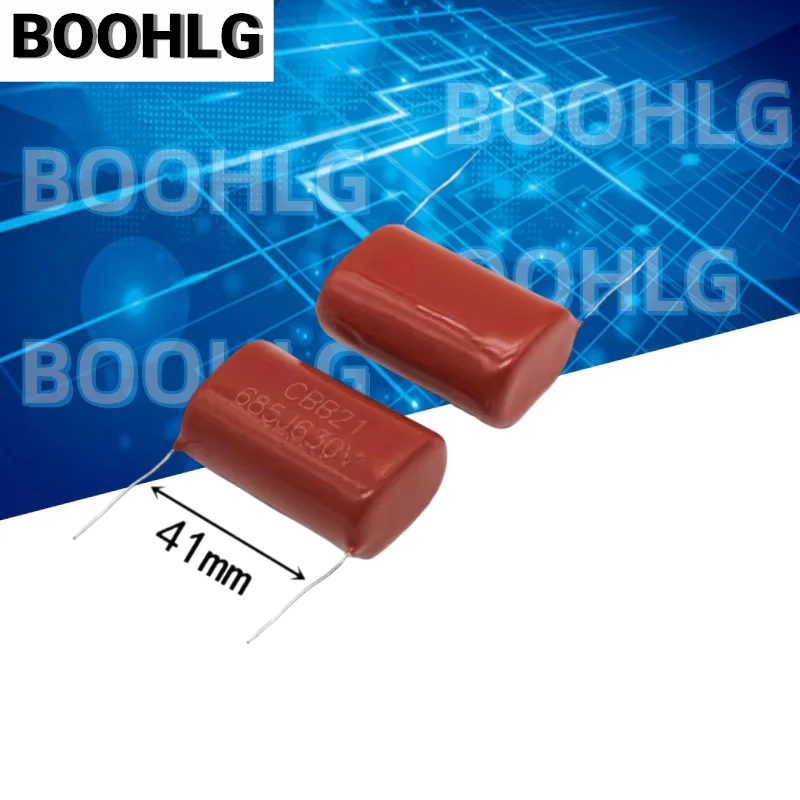 2PCS 400V685J 6.8UF Pitch 25MM 6800NF 400V 31MM 250V 685 630V 685J 41MM CBB Kondensator z folii polipropylenowej — zdjęcie 4