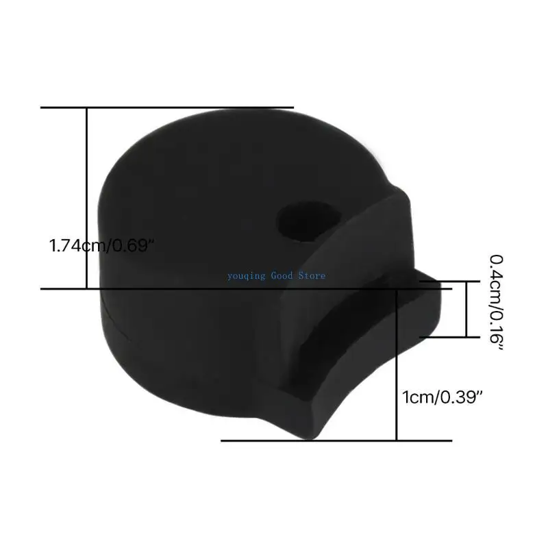 N58B 5 -stcs rubber klarinet duimblokken vervangende klarinet duim rustkussenbeschermer voor houtblazersinstrumentaccessoires