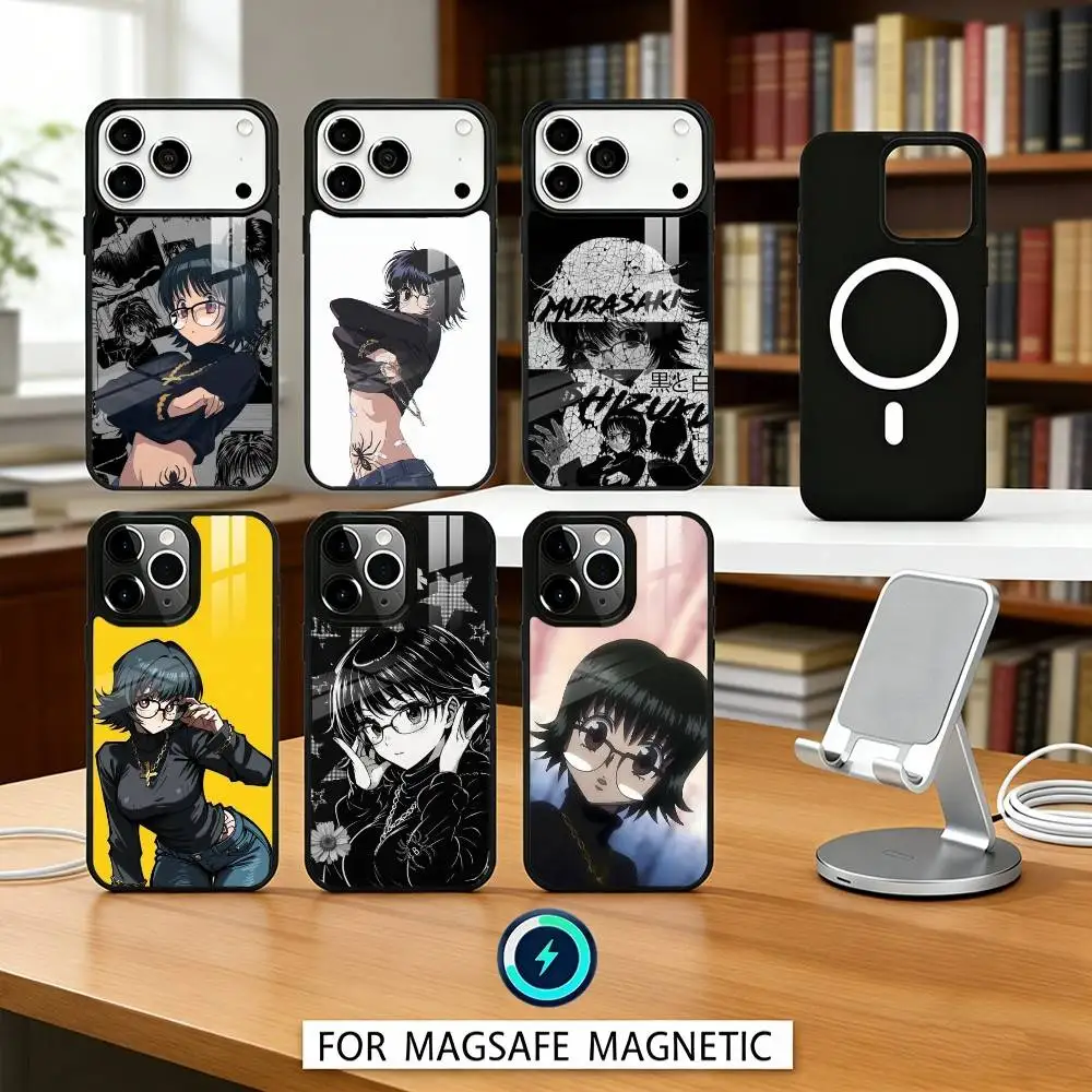 

S-Shizuku H-Hunter M-Murasaki Phone Case For iPhone 17,16,15,14,13,12,Pro,Max For Magsafe Magnetic Wireless Charging