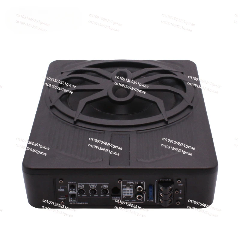 Car audio modified 10-inch active high-power pure bass seat car ultra-thin subwoofer