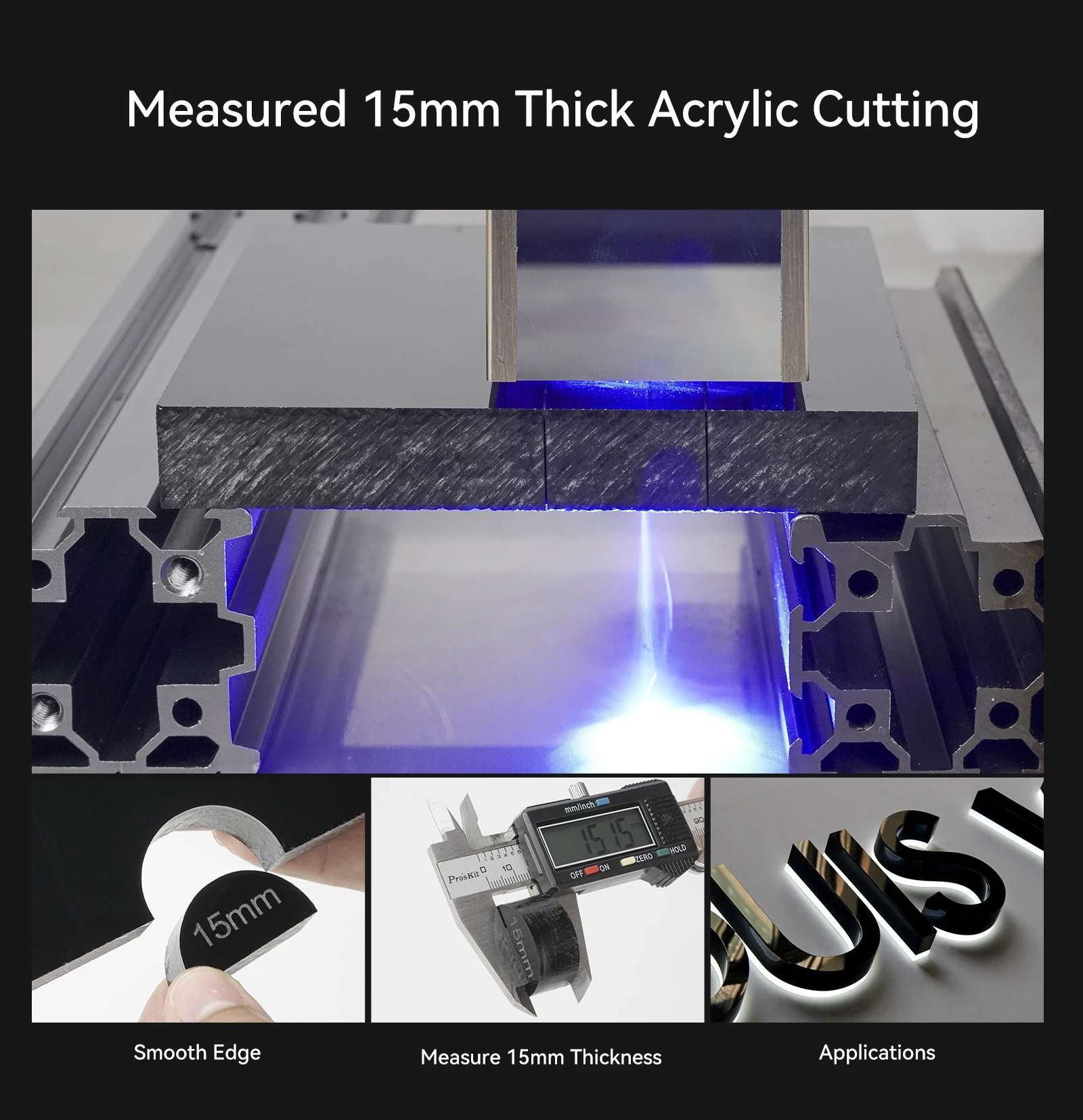 ATOMSTACK S10 Pro 50W macchina da taglio per incisione Laser 410x400mm marcatura Desktop CNC incisione a fuoco fisso metallo legno acrilico