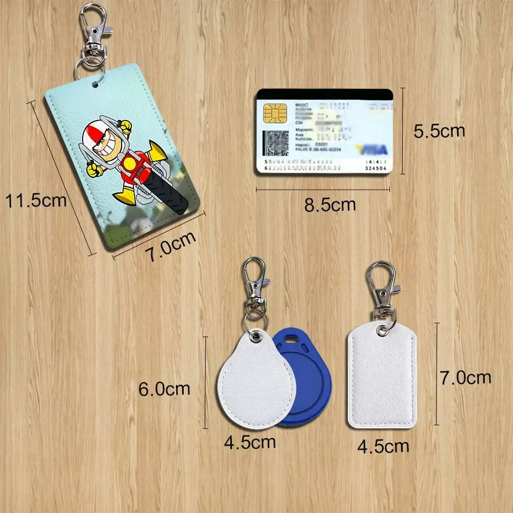 extreme challenges Kick Buttowski Card Holder Keychain Key Ring Door Lock Access Protective Case For Security Gift