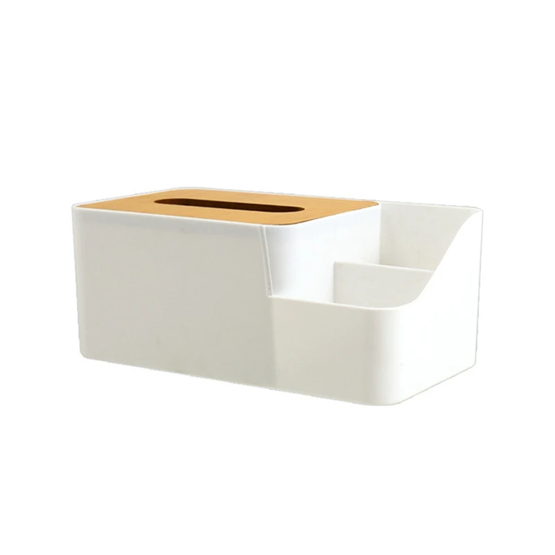 Plastic Paper Towel Holder Tissue Dispenser Glove Box Desktop Napkin Case Plastic Bamboo Paper Box Organizer