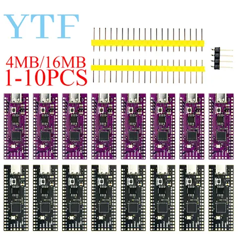1-10PCS Ultimate Pico RP2040 128Mbit 4/16MB Compatible With Raspberry PI Dual-core Processors