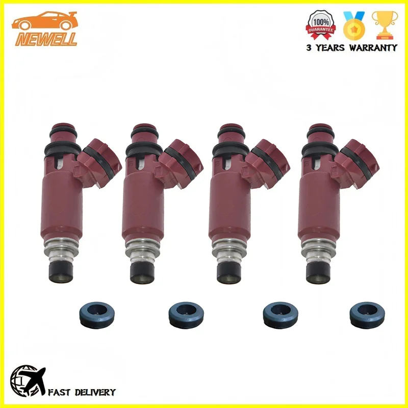 

4pcs 195500-3410 23250-97201 23209-97201 Fuel Injector For Daihatsu Hijet For TOYOTA DUET M100A M101A M110A M111A 1998-2004 1.0L