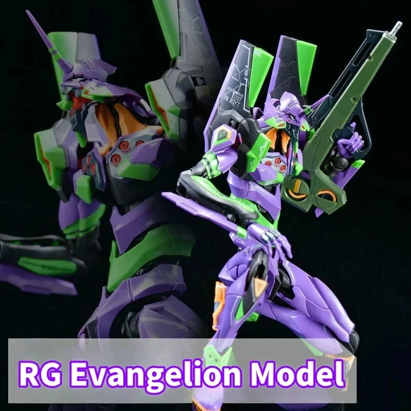 RG 에반게리온 모델 키트 – EVA 01 조립 키트, 애니메이션 액션 피규어, 모바일 세트 메카 장난감 선물 (1:144)