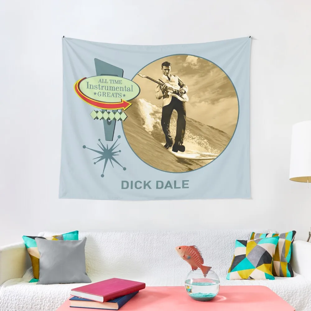 Dick Dale - All Time Instrumental Greats Tapestry Aesthetic Home Decor Decorative Wall Murals Aesthetic Room Decoration Tapestry