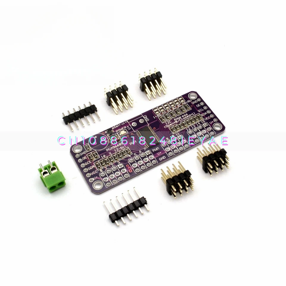 MCU-PCA9685 16-channel 12-bit Fm + I2C Bus PWM Controller Servo Control Module