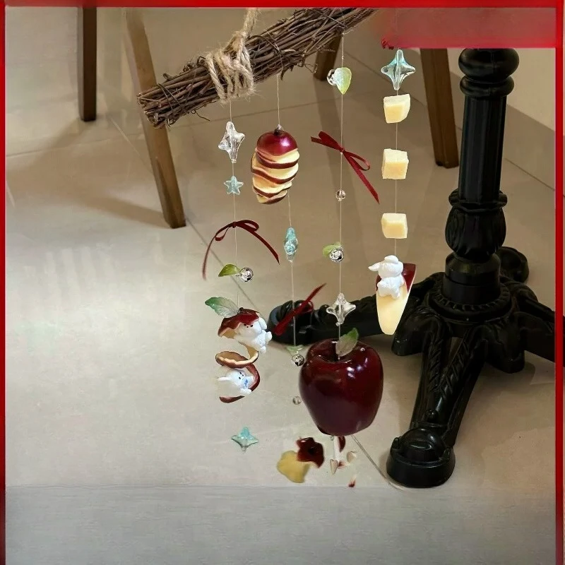 Grow up happy apple elements birthday gift creative air pendant new wind chimes