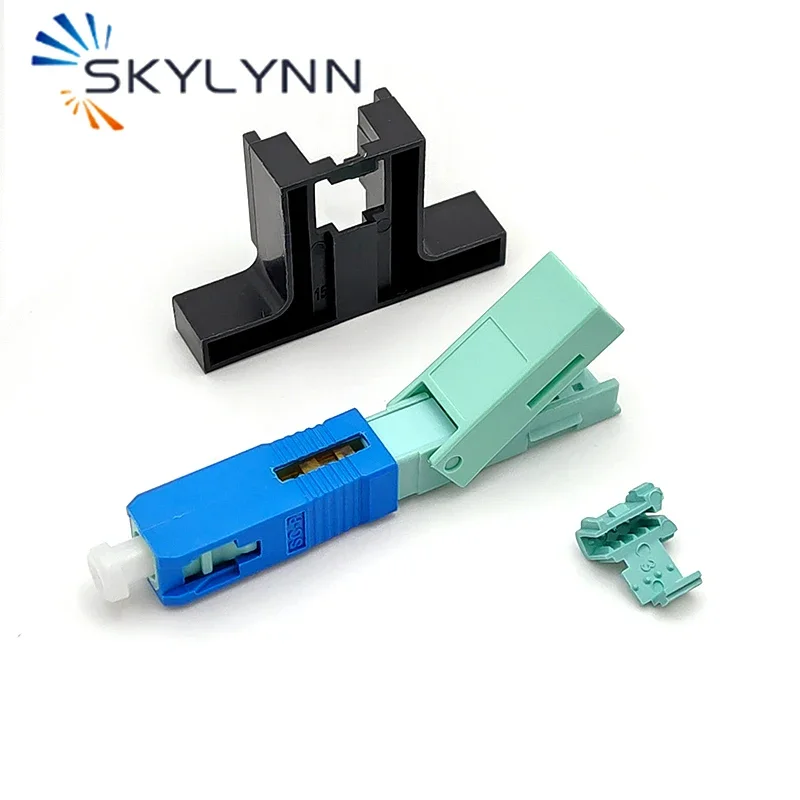 100 Pcs/Box Special SC/UPC SC/APC Fiber Optic Fast Connector For FTTH Quick Cold SC Connector With Snap