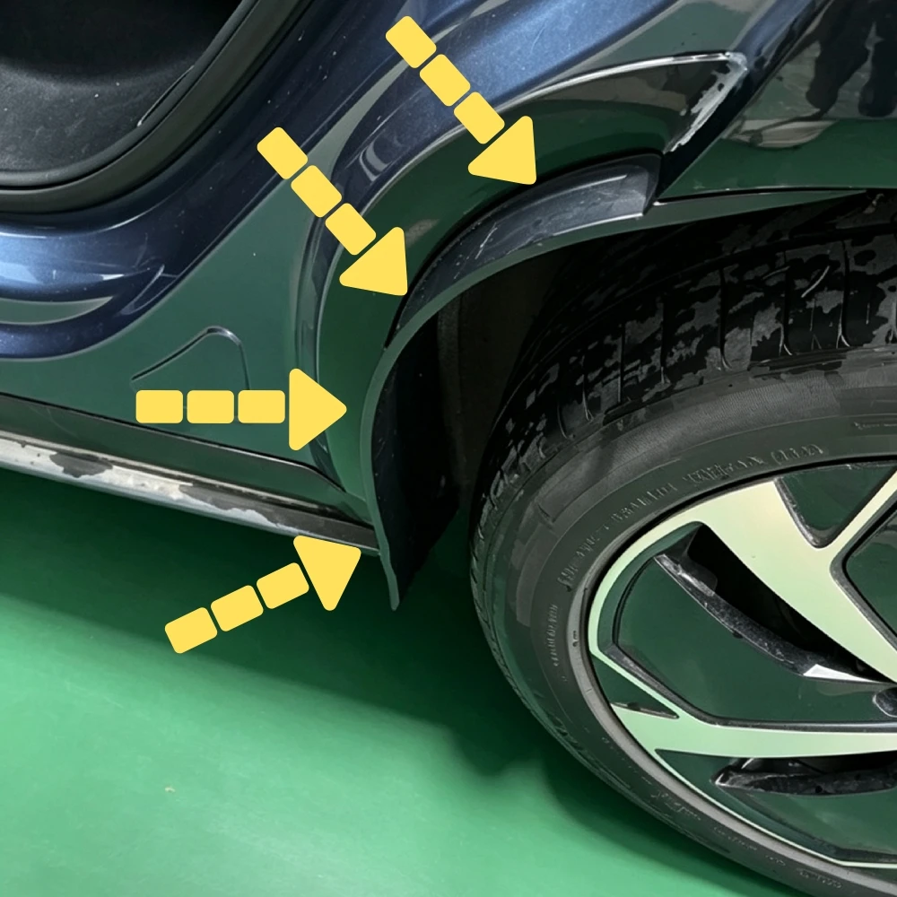 1 Pair Mud Flaps For BYD Sealion 7 07 EV 2024 2025 2026 Rear Wheels Fender Cover Splash Guard Dirt Tire Mudguard Accessories