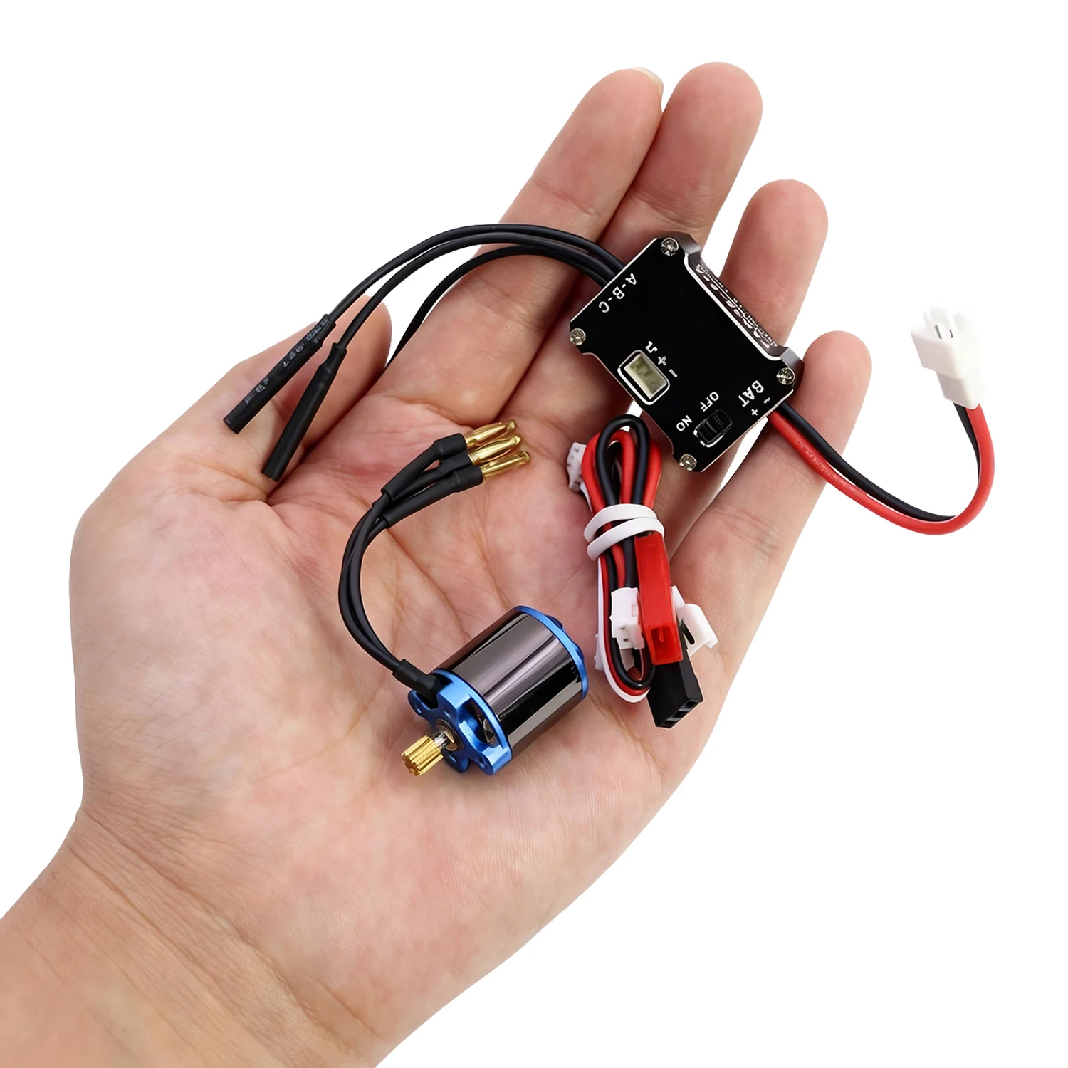 

for SCX30 25A ESC 1212 5000KV Outer Rotor Brushless Motor Combo 11T for 1/18 1/24 1/30 Axial SCX30 TRX4M FCX18 SCX24 RC Crawler