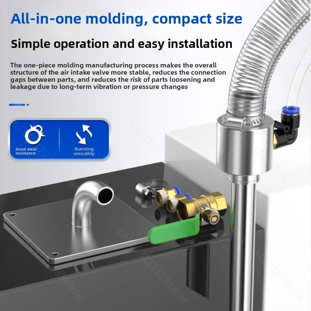 Pneumatic Vacuum Feeder Stainless Steel Conveyor for Injection Molding Machine