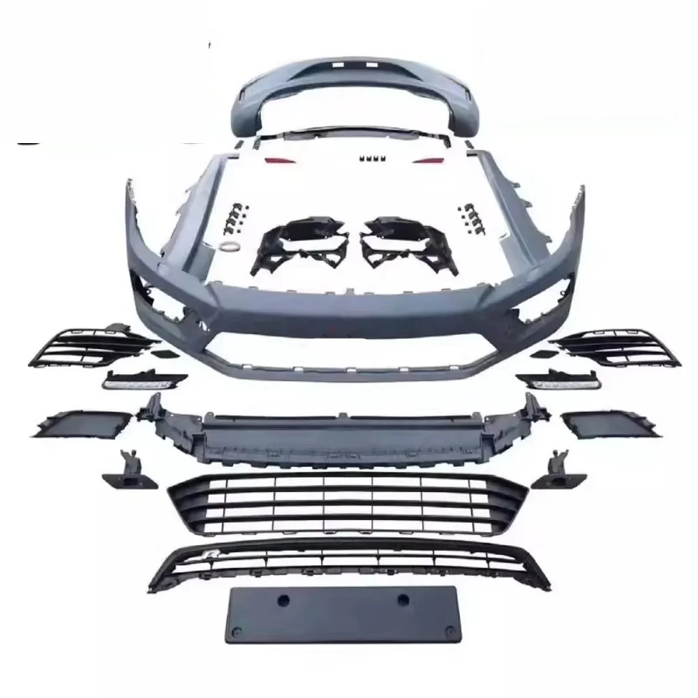 

Body Kit Front Rear Bumper Grille Mask Assembly For Volkswagen vw Scirocco 2009-2015 Modified Side Skirt Tail Throat