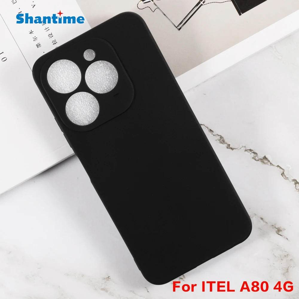 For ITEL A80 4G Gel Pudding Phone Protective Back Shell For ITEL A80 4G Soft TPU Case