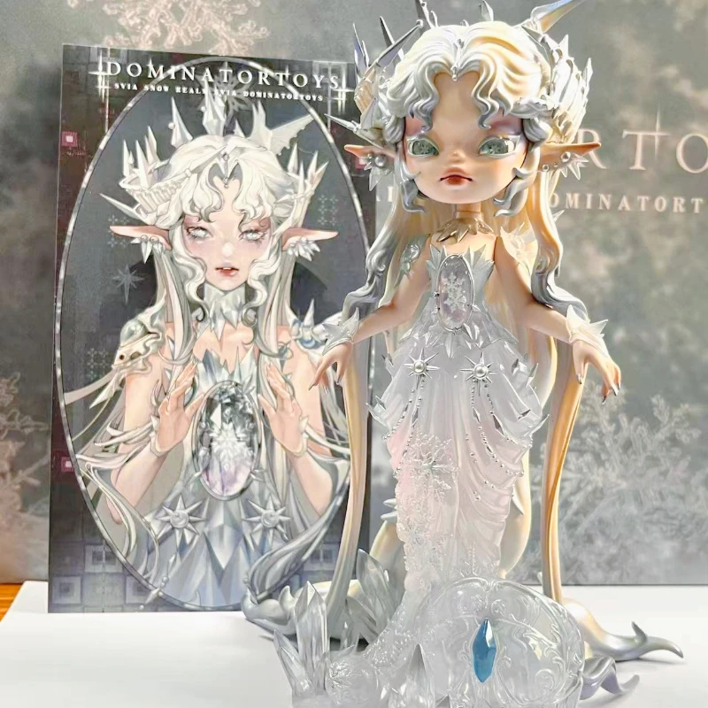 

Dominator Svia Collection Figure YQC Myth Angel Doll with Wings Vintage Gothic Beauty Designers Toy Art Collection