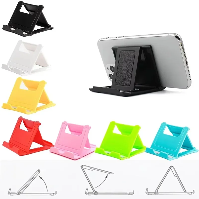 Support de téléphone de Table support pliant support de bureau réglable support de tablette de téléphone universel pour iPad iPhone Samsung Xiaomi Huawei