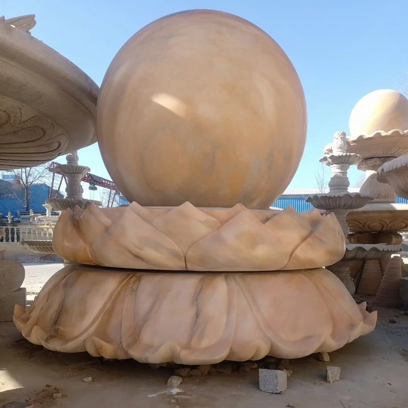 Park Gerden Decor  Carving Water Fountain Large Natural Marble Water Fountain Statue Sculpture Deposit Only