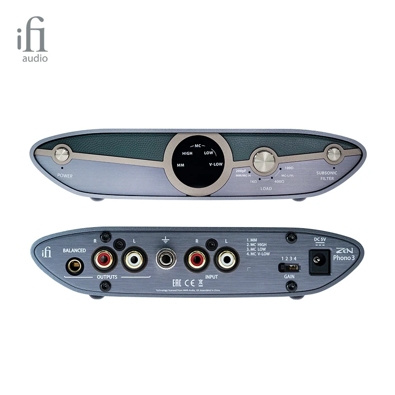 Imagem -05 - Ifi-zero Equilibrado Inteligente Phono Amplificador de Som mm mc Áudio Stage Low Frequency Filter 3