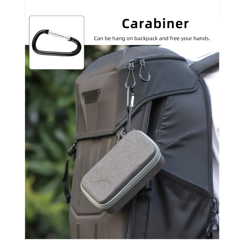 Waterproof For Camera Case Secure And Organized with Metal Carabiner Soft Lining Bag Accessories Organizers