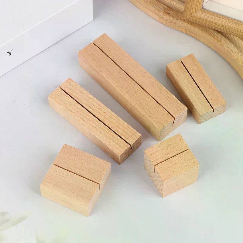 Wood Table Perfume Essential Oils Test Tester Paper Strip Holder Display Stand Clamps Aromatherapy Paper Clips Decoration