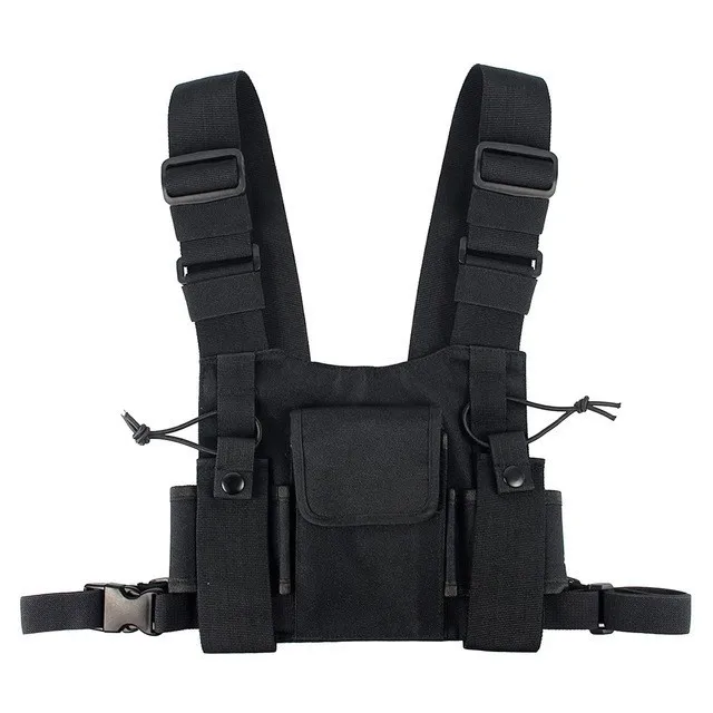 

Tactical Hanging Bag General Walkie-talkie Hand Table Outdoor Chest Bag Rescue Security Guard Chest Hanging Bag